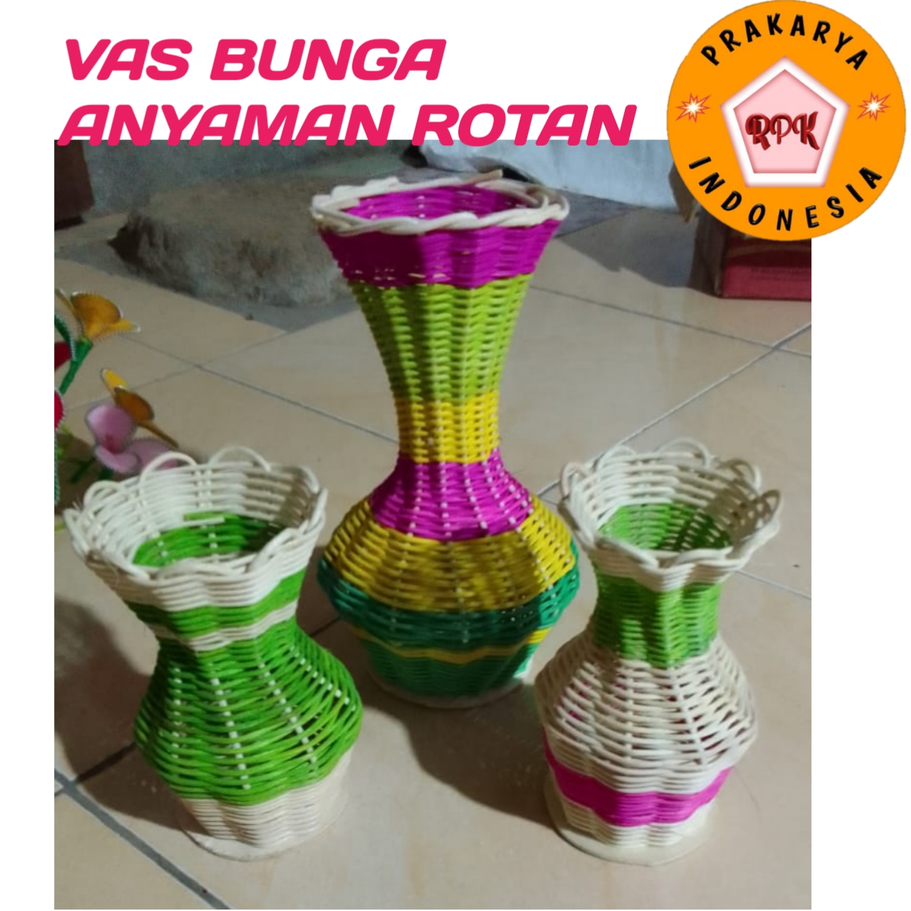 prakarya dari rotan