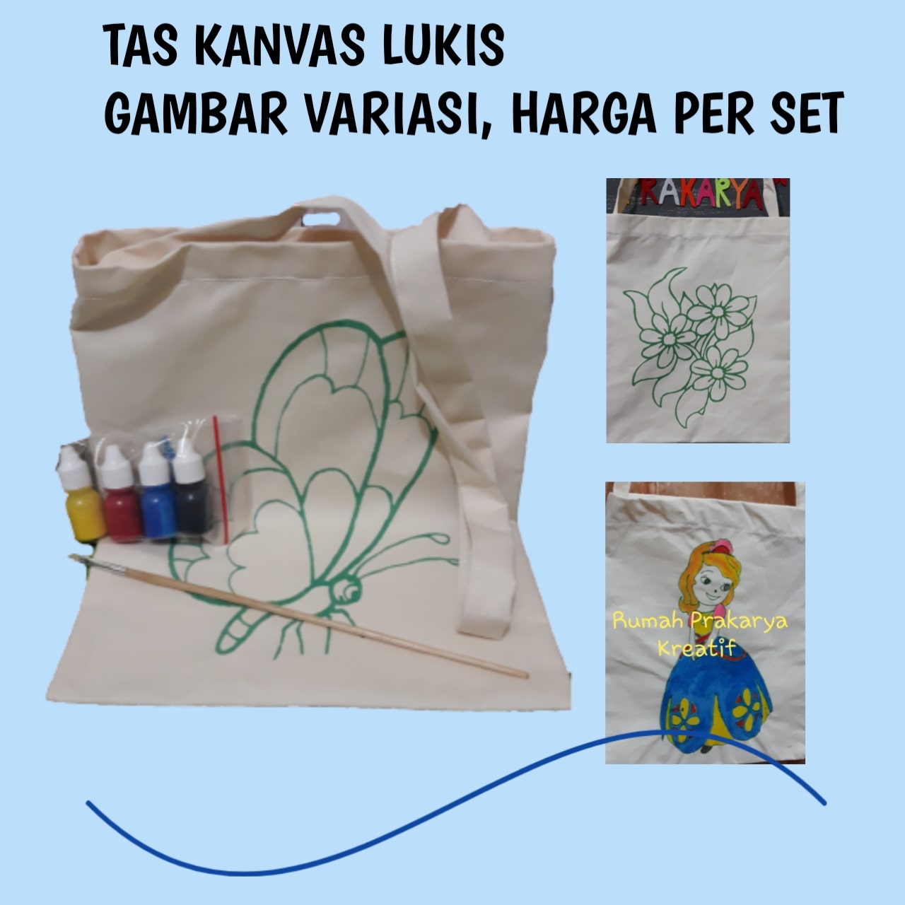 jual tas kanvas tangerang selatan