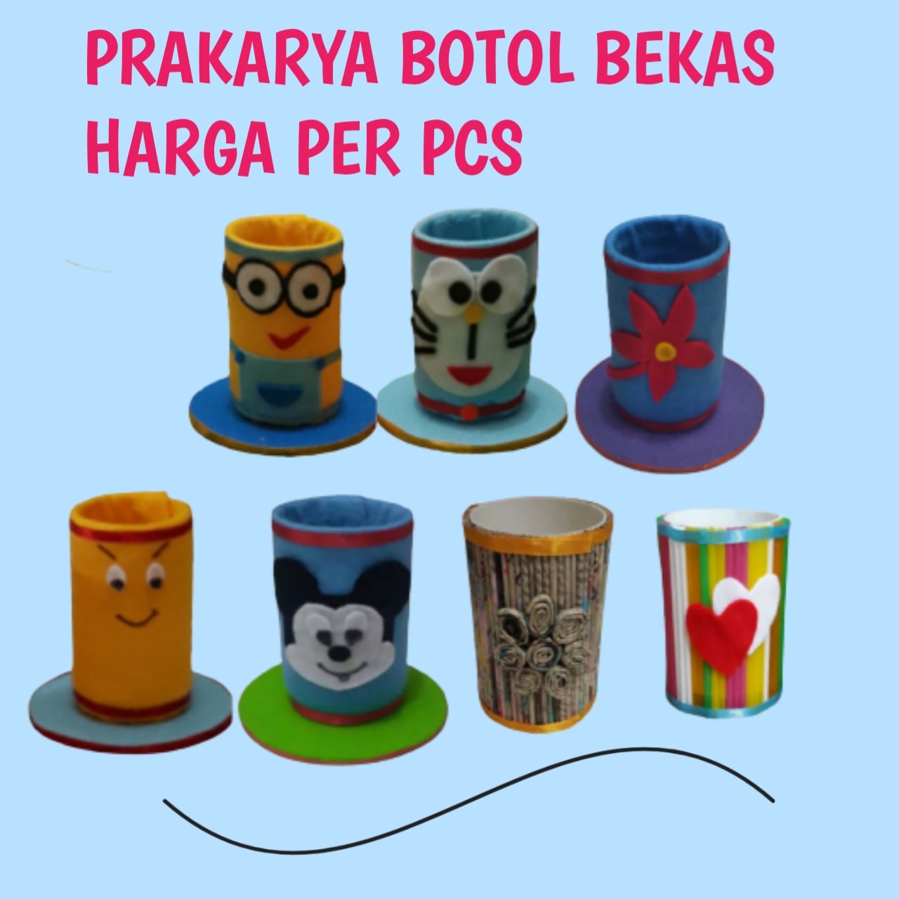 Jual celengan botol bekas prakarya