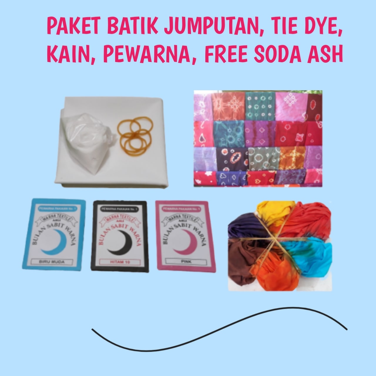 Jual Batik Jumputan Tie Dye