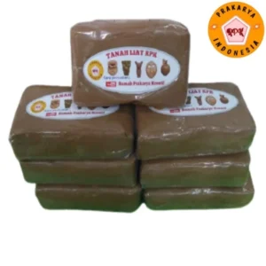 Tanah liat 500gram murni siap pakai
