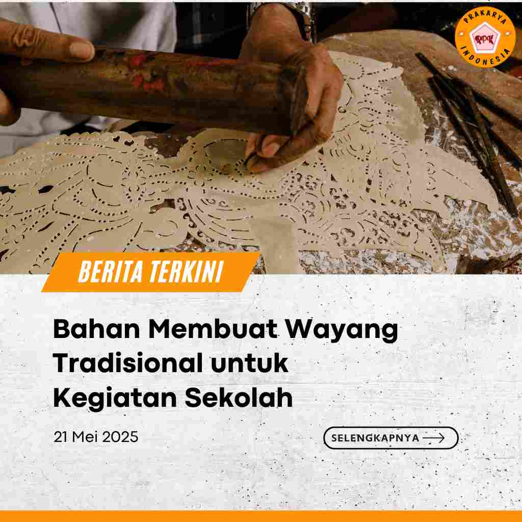 Bahan Membuat Wayang Tradisional untuk Kegiatan Sekolah