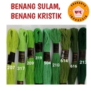 Benang sulam benang kristik harga per pcs ikat