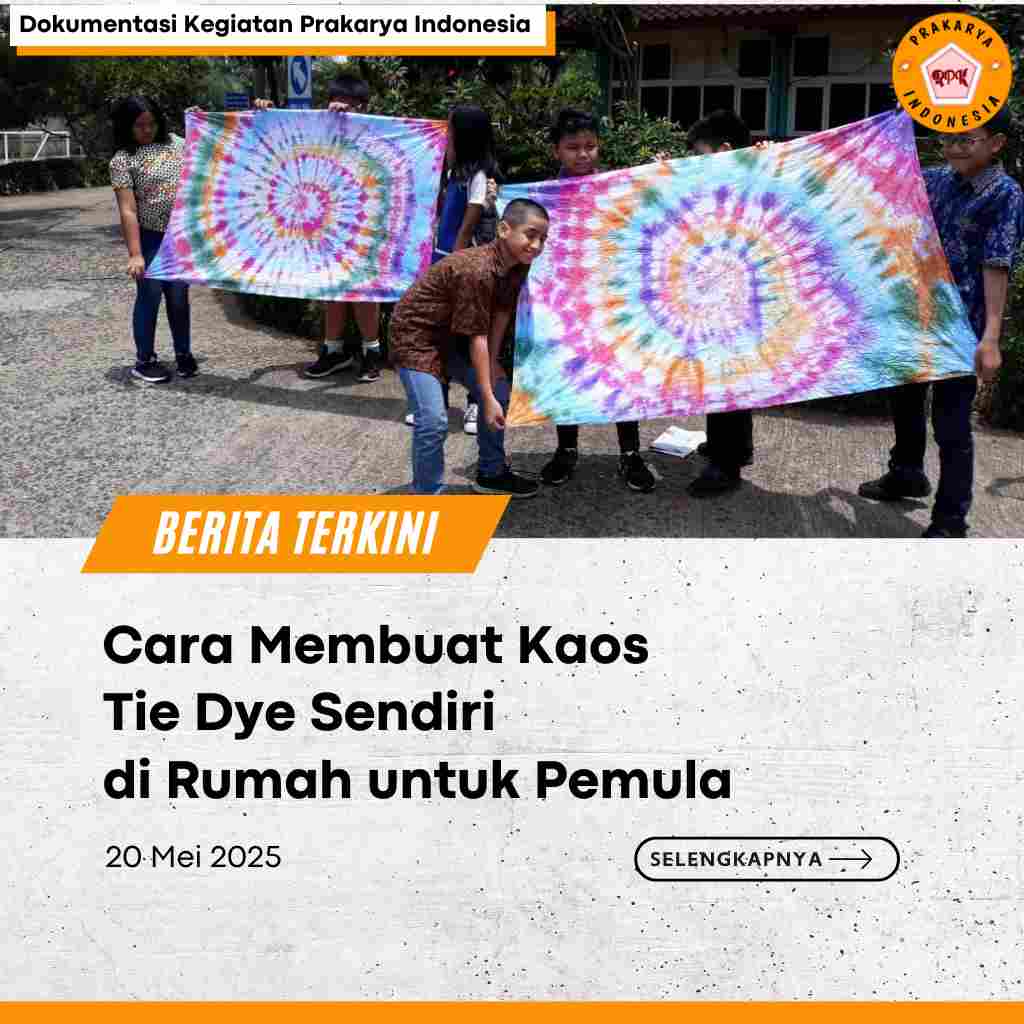 Cara Membuat Kaos Tie Dye Sendiri di Rumah untuk Pemula