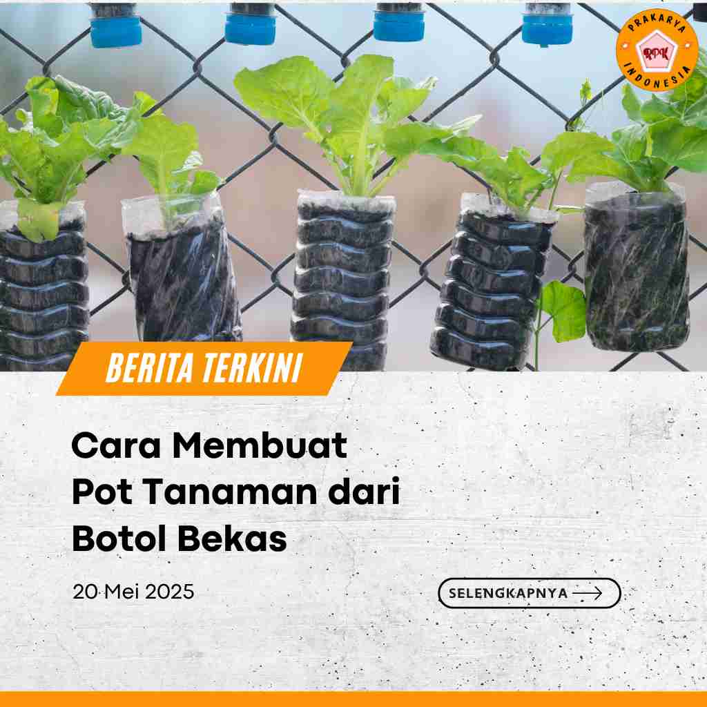 Cara Membuat Pot Tanaman dari Botol Bekas