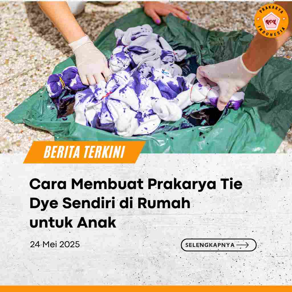 Cara Membuat Prakarya Tie Dye Sendiri di Rumah untuk Anak