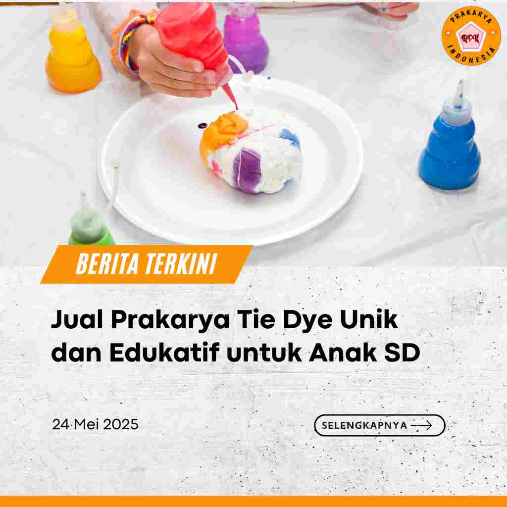 Jual Prakarya Tie Dye Unik dan Edukatif untuk Anak SD