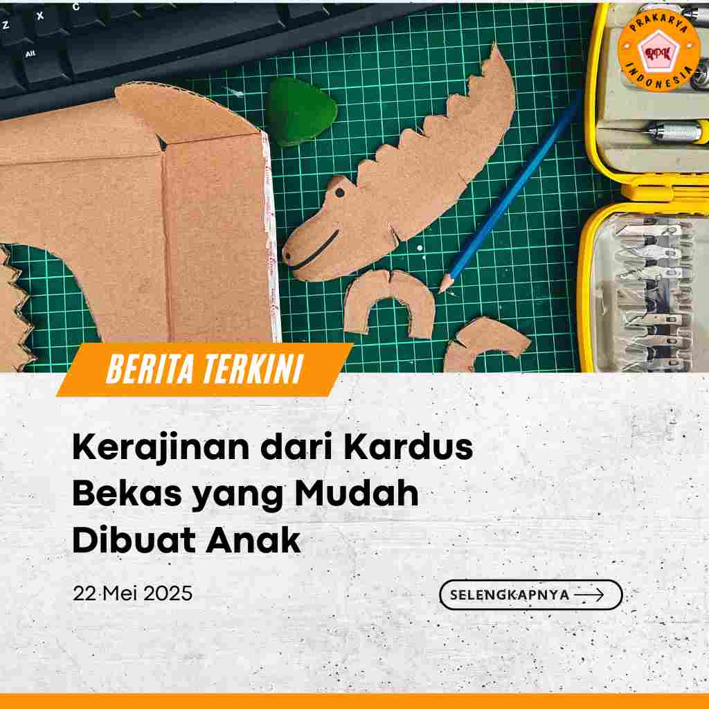 Kerajinan dari Kardus Bekas yang Mudah Dibuat Anak