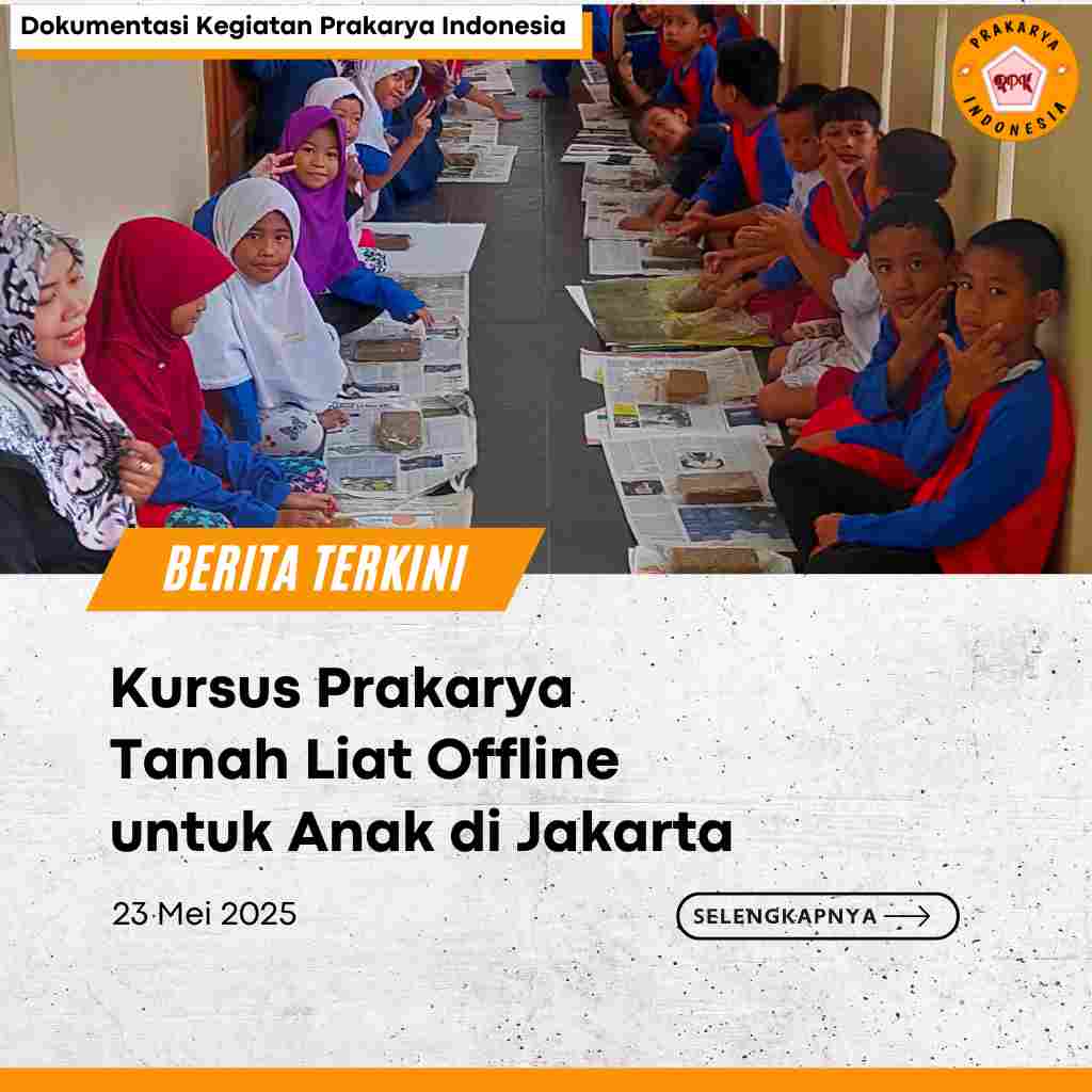 Kursus Prakarya Tanah Liat Offline untuk Anak di Jakarta