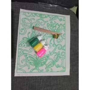 Paket alat batik kain dilapisi kertas bahan kerajinan tangan