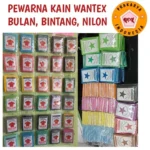 Pewarna tekstil wantex min order 5pcs, tie dye, baju, kaos, batik jumputan, batik colet, dll