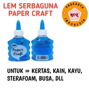lem serbaguna paper craft kemasan botol
