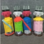 ondel ondel prakarya kerajinan bahan botol plastik dan kok