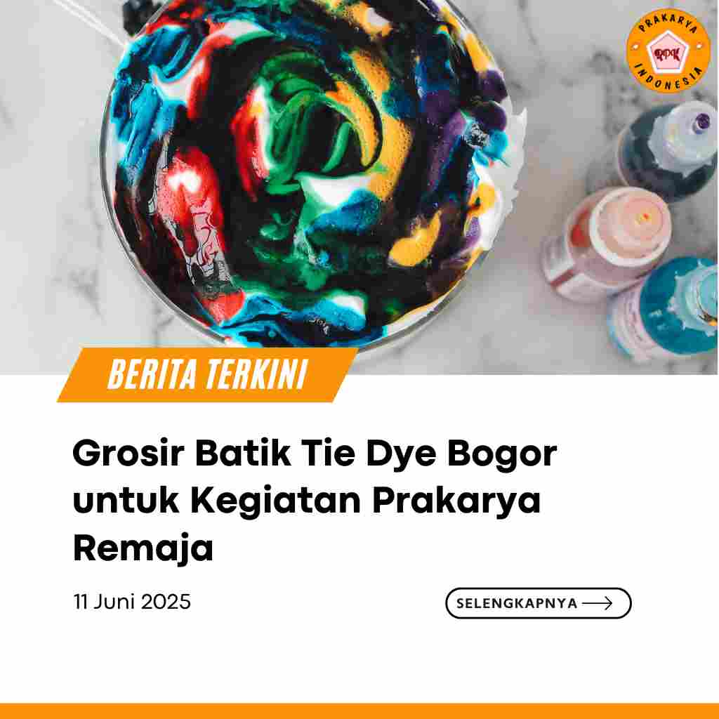 Grosir Batik Tie Dye Bogor untuk Kegiatan Prakarya Remaja