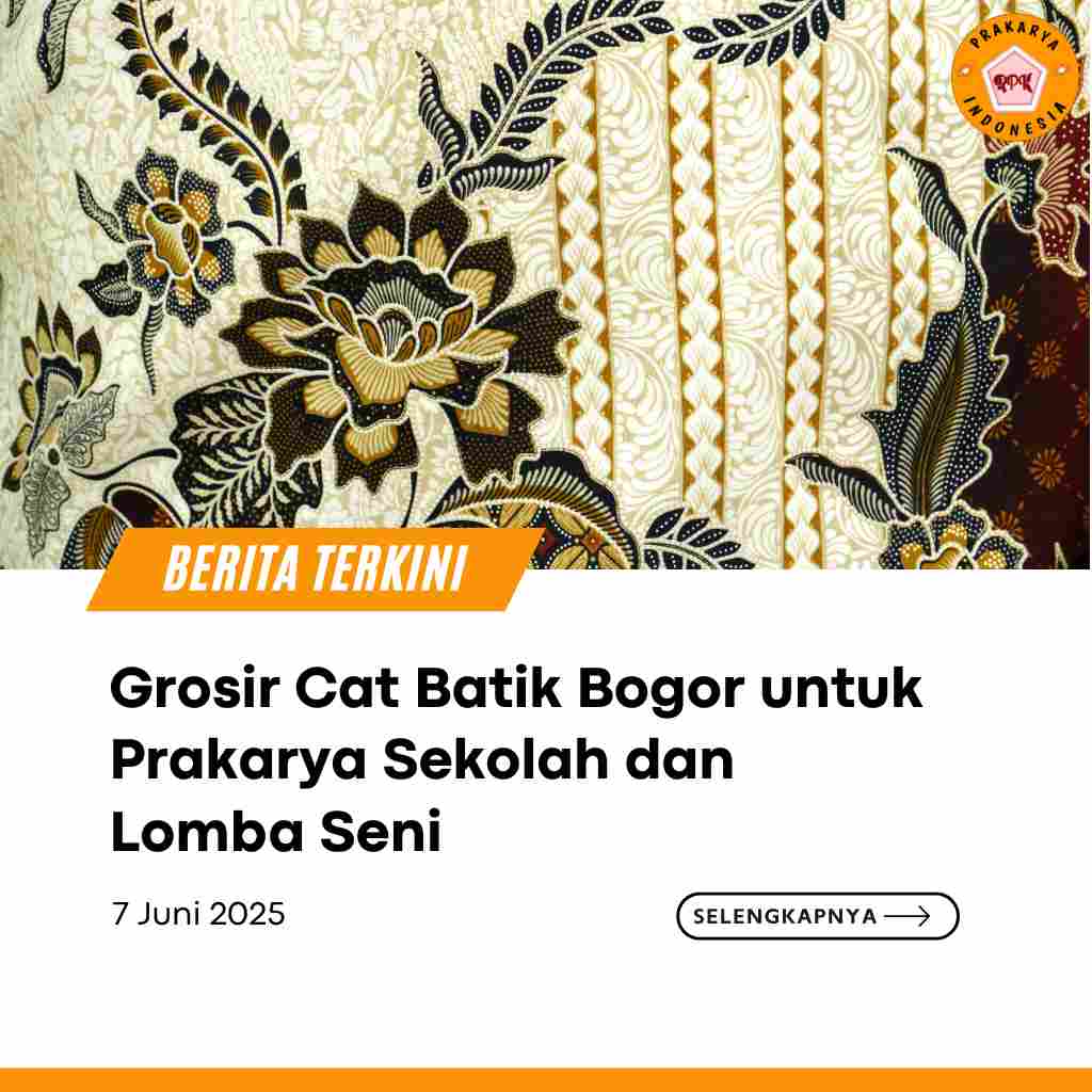 Grosir Cat Batik Bogor untuk Prakarya Sekolah dan Lomba Seni