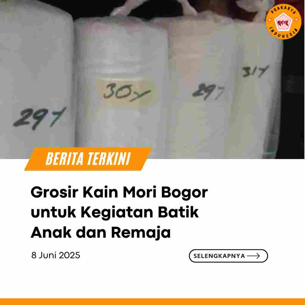 Grosir Kain Mori Bogor untuk Kegiatan Batik Anak dan Remaja