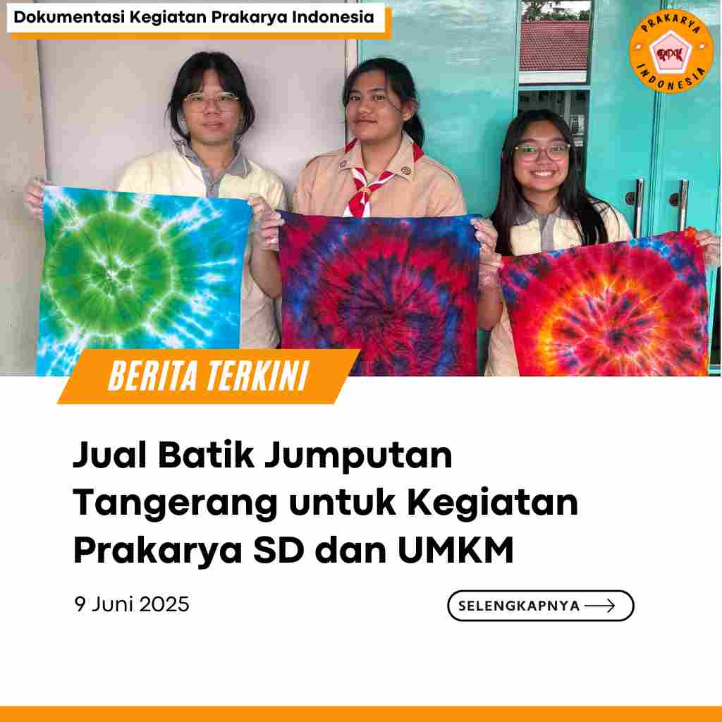 Jual Batik Jumputan Tangerang untuk Kegiatan Prakarya SD dan UMKM