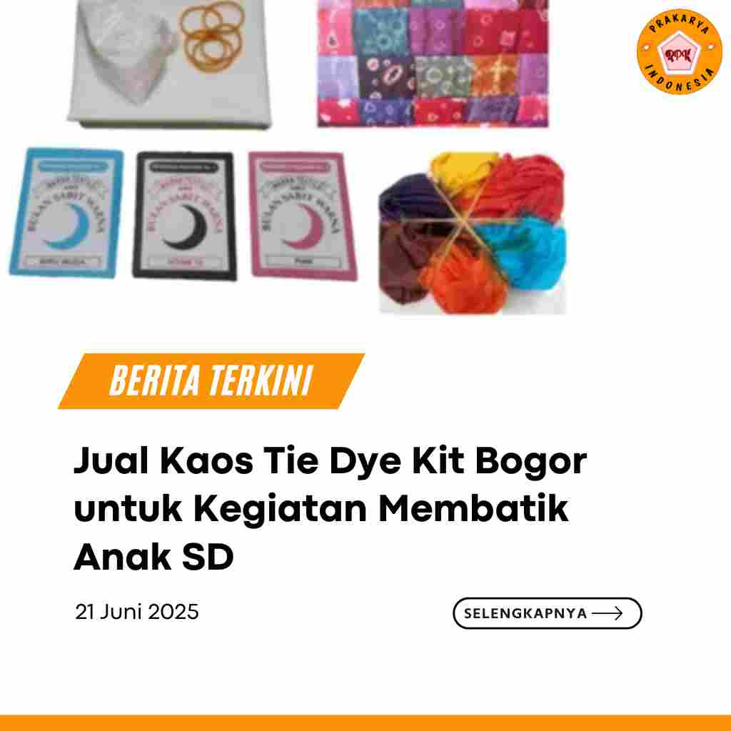 Jual Kaos Tie Dye Kit Bogor untuk Kegiatan Membatik Anak SD