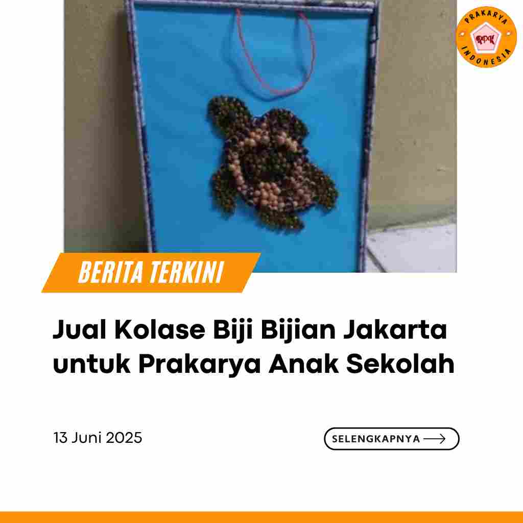 Jual Kolase Biji Bijian Jakarta untuk Prakarya Anak Sekolah