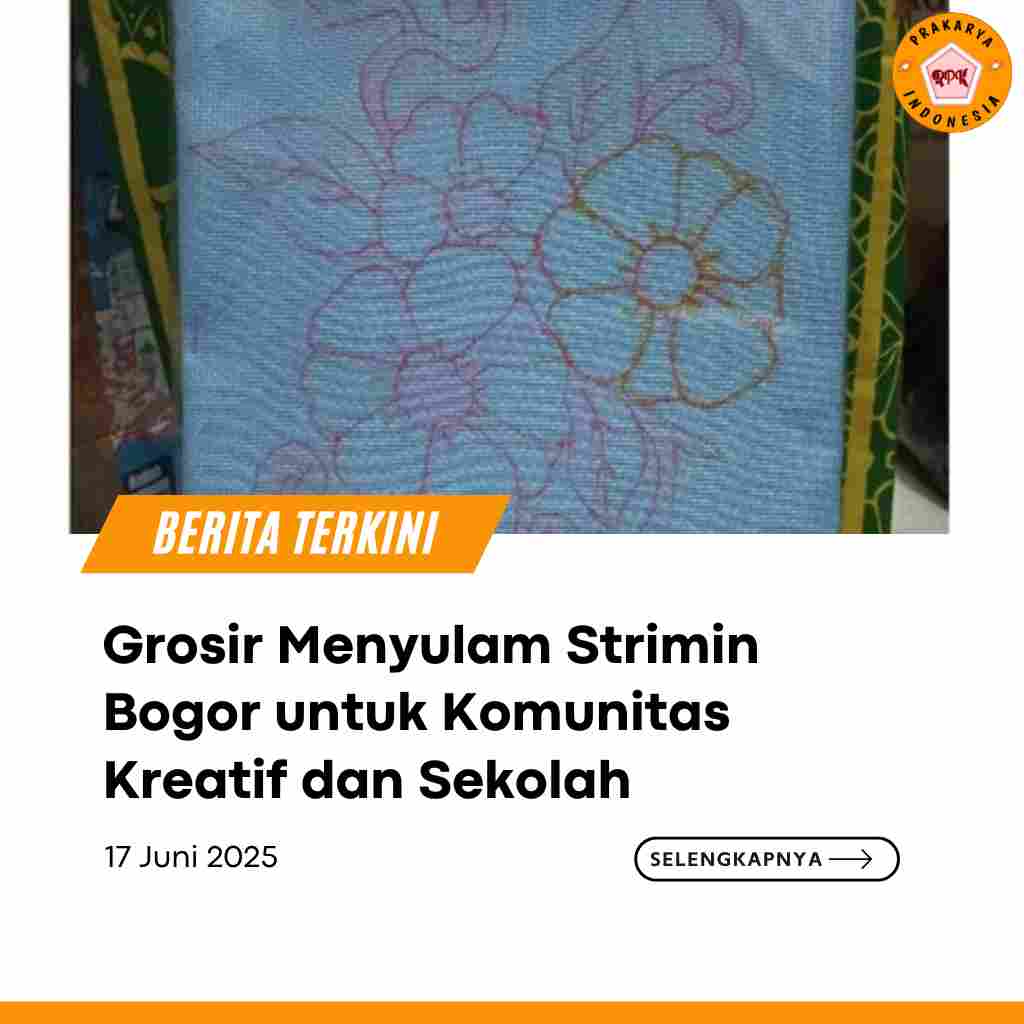 Grosir Menyulam Strimin Bogor untuk Komunitas Kreatif dan Sekolah