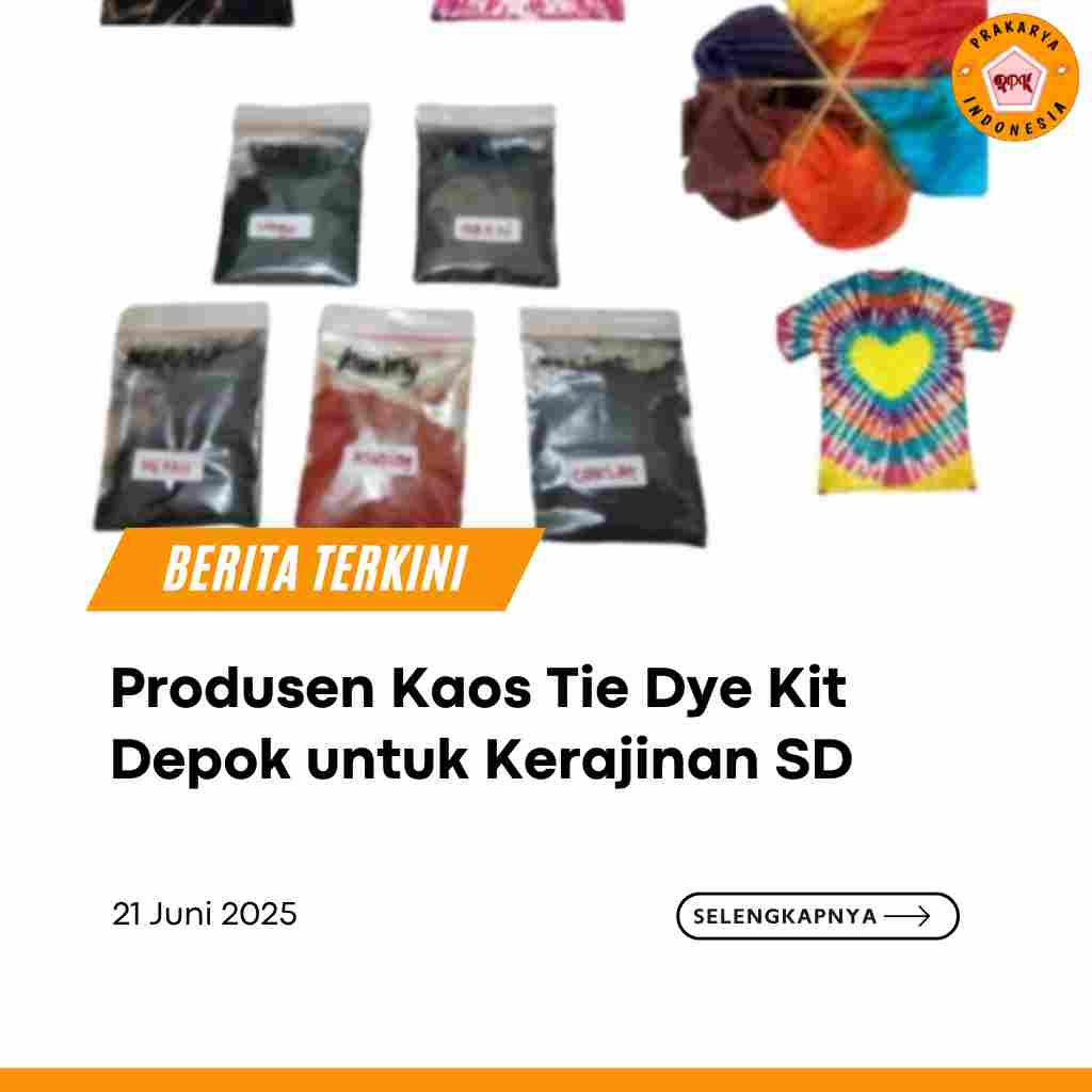 Produsen Kaos Tie Dye Kit Depok untuk Kerajinan SD
