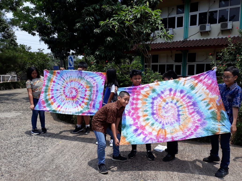 Batik Jumputan Tie Dye SD SMP SMA