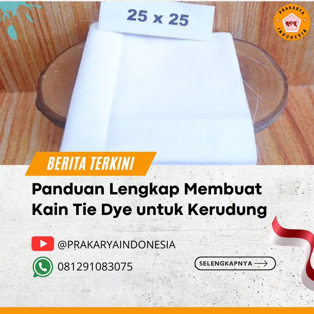 Panduan Lengkap Membuat Kain Tie Dye untuk Kerudung