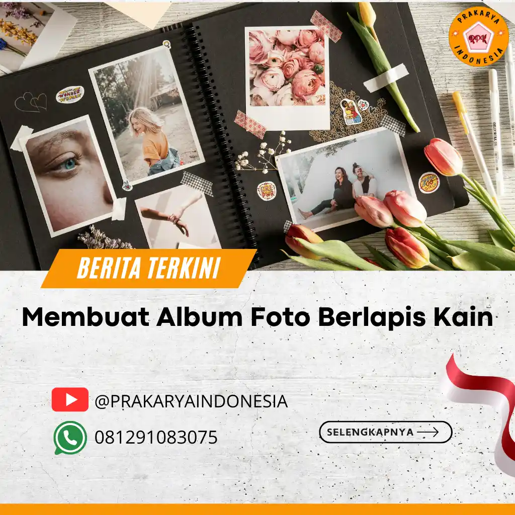 Membuat Album Foto Berlapis Kain