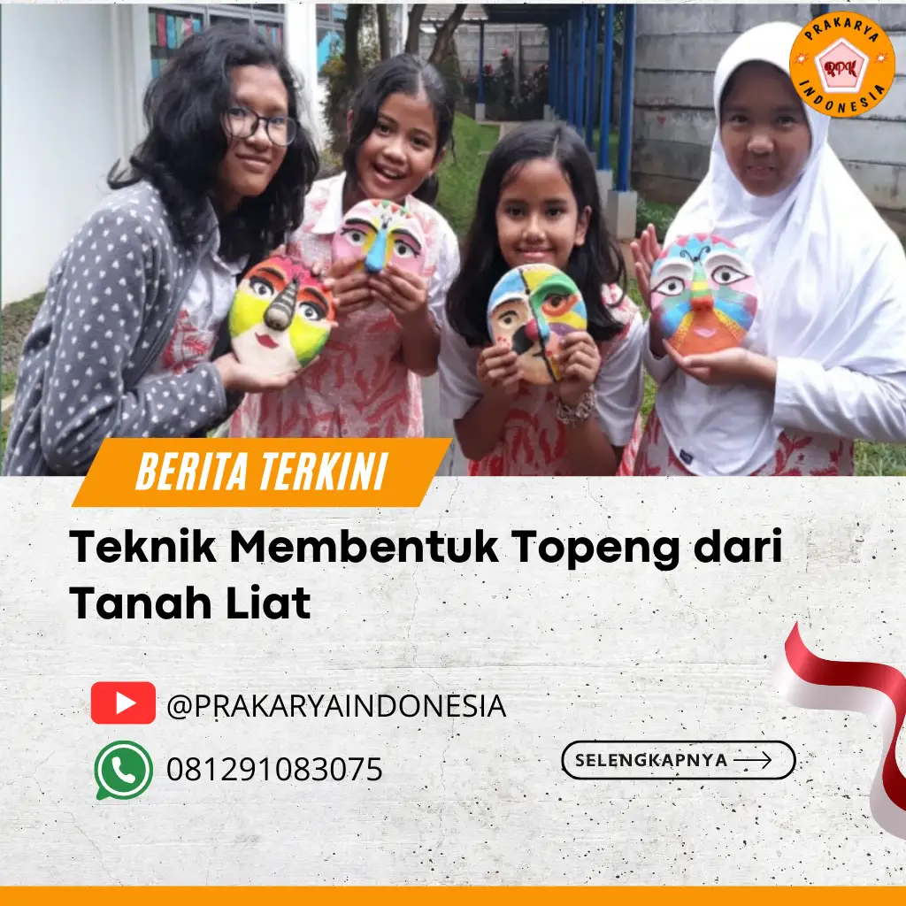 Teknik Membentuk Topeng dari Tanah Liat