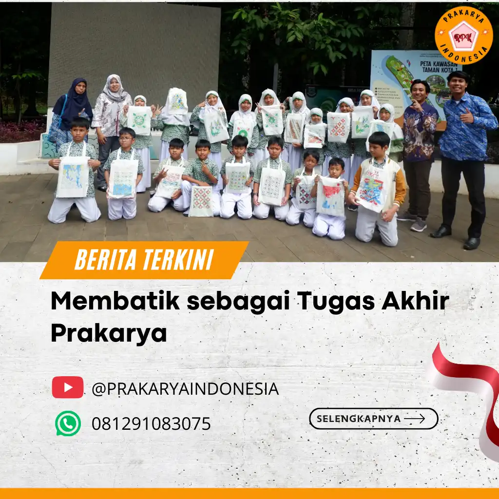 Membatik sebagai Tugas Akhir Prakarya