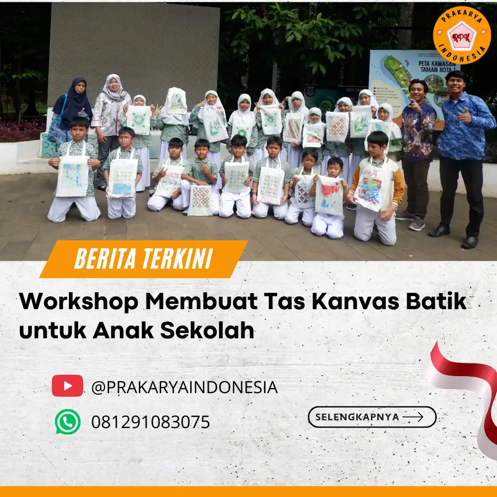 Workshop Membuat Tas Kanvas Batik untuk Anak Sekolah