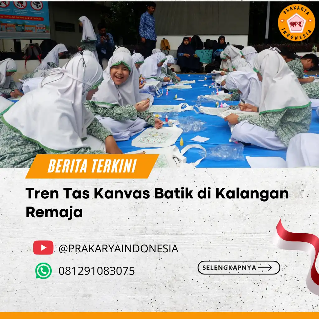 Tren Tas Kanvas Batik di Kalangan Remaja