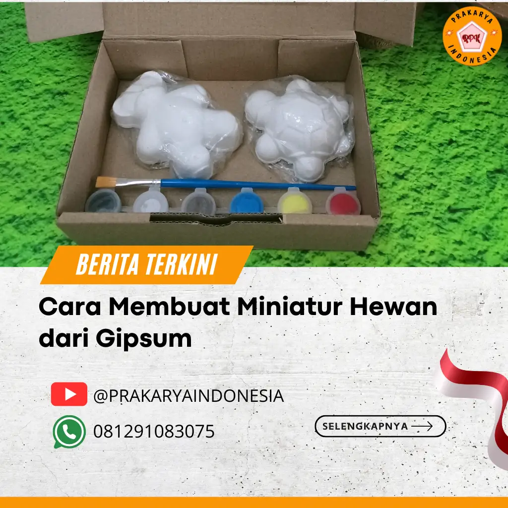 Cara Membuat Miniatur Hewan dari Gipsum