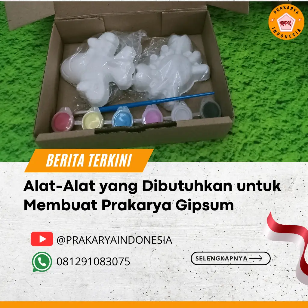 Alat-Alat yang Dibutuhkan untuk Membuat Prakarya Gipsum