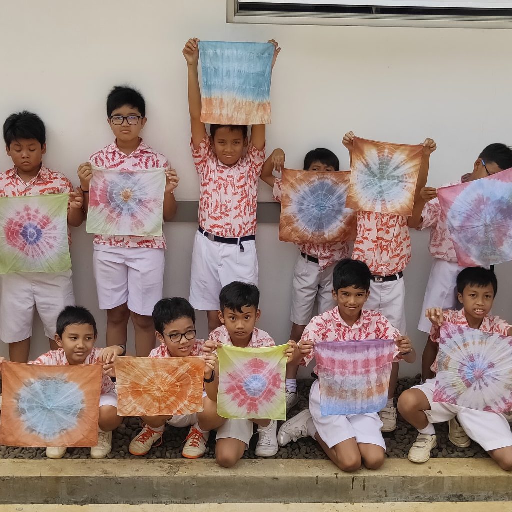 Perlengkapan Membatik Kain Jumputan Tie Dye untuk TK SD