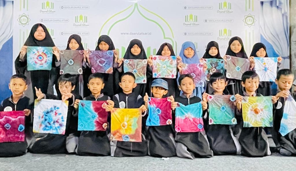 Perlengkapan Membatik Tie Dye Jumputan untuk TK dan SD