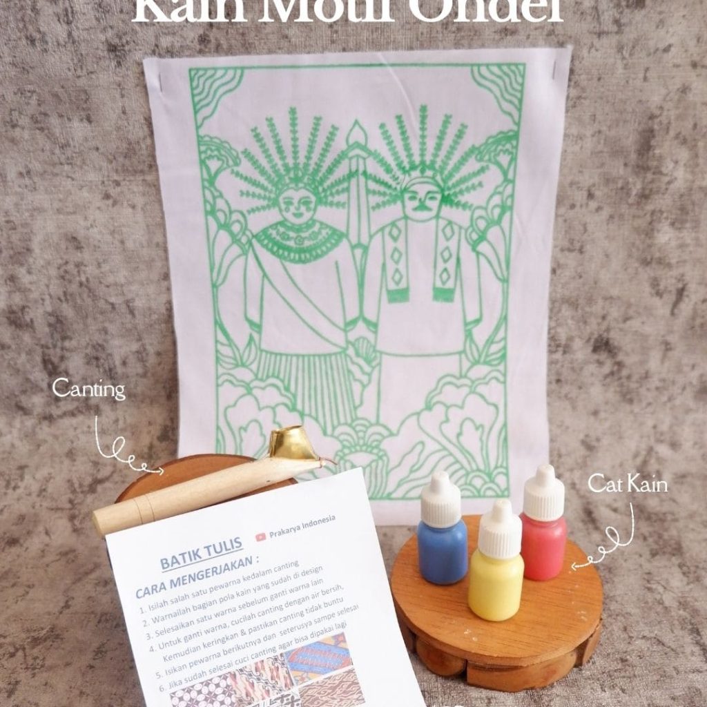 Motif Batik Ondel-Ondel Simbol Kecintaan terhadap Seni Budaya Betawi