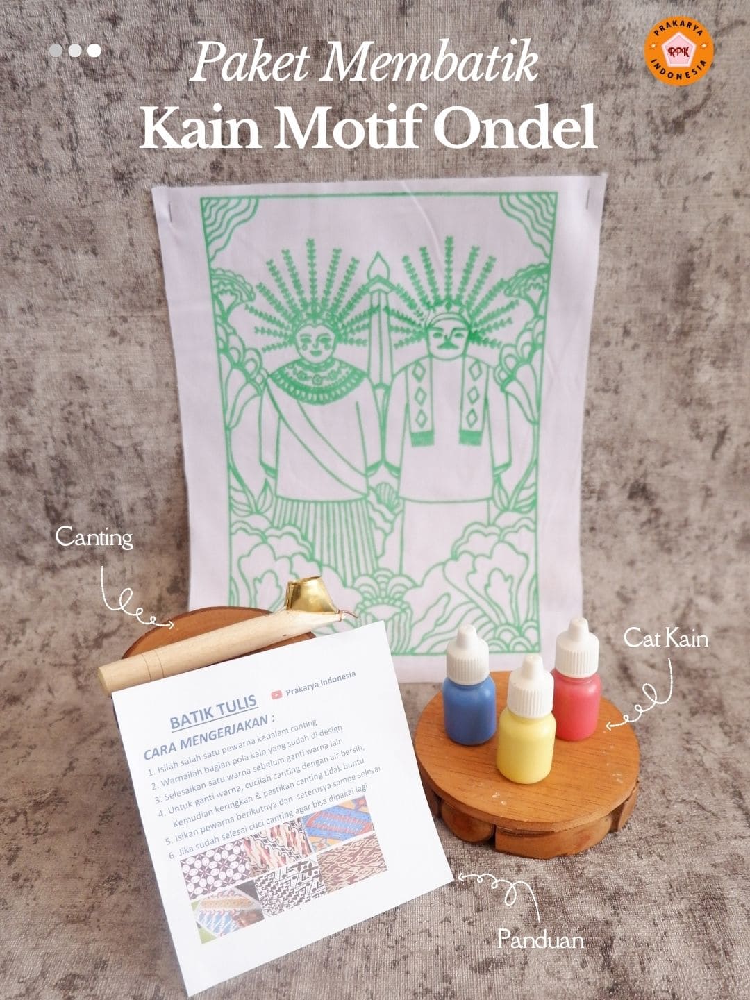 Motif Batik Ondel-Ondel Simbol Kecintaan terhadap Seni Budaya Betawi