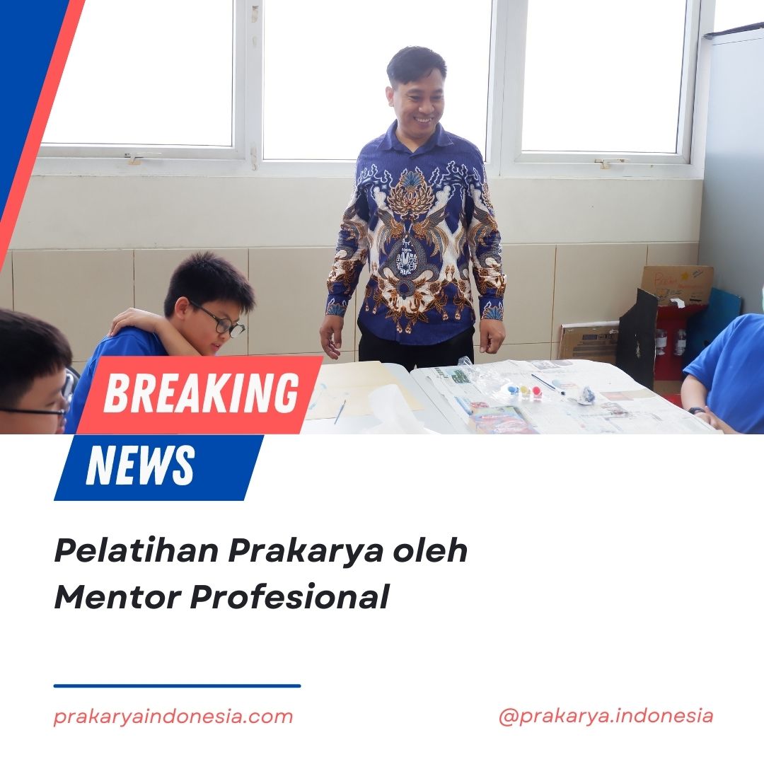 Pelatihan Prakarya oleh Mentor Profesional