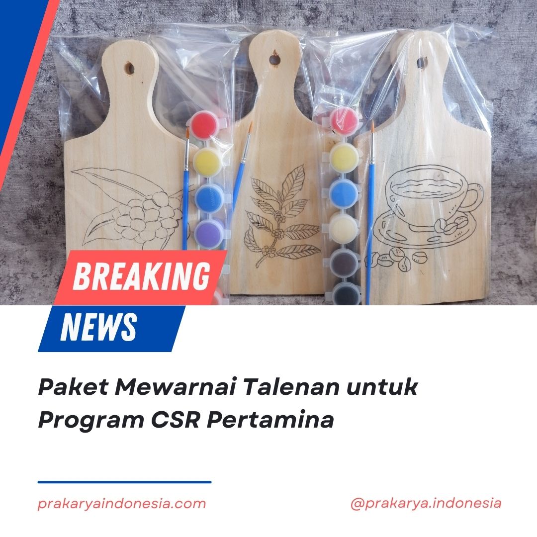 Paket Mewarnai Talenan untuk Program CSR Pertamina