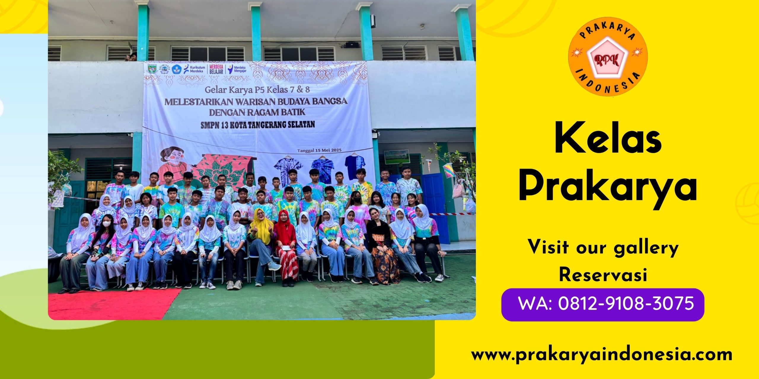 Jasa workshop membatik untuk sekolah